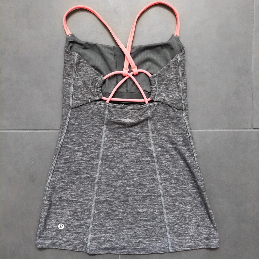 *Lululemon Square Neck Tank Cross Pink Size 2